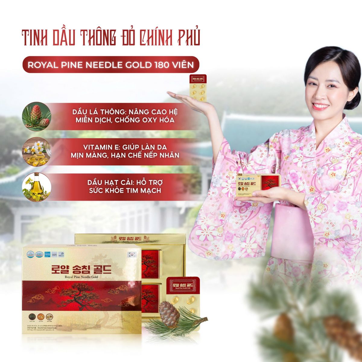 Tinh Dầu Thông Đỏ Chính Phủ